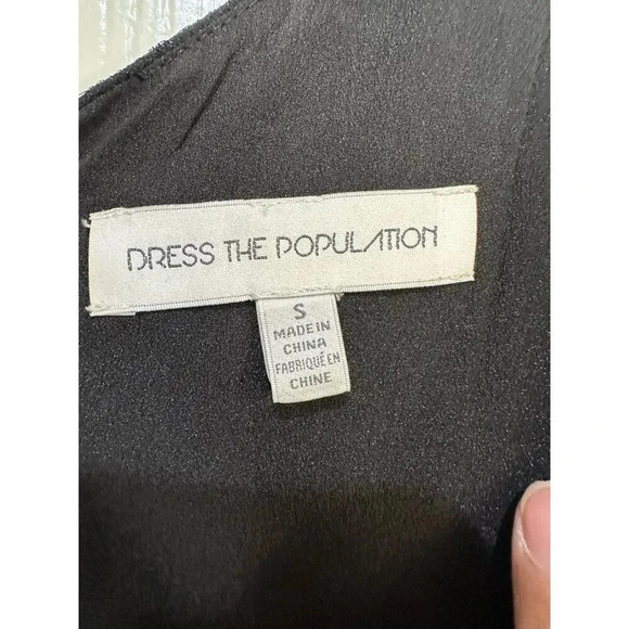 Dress The Population Size Small Aurora Floral Midi Embroidered dress - Picture 6 of 10